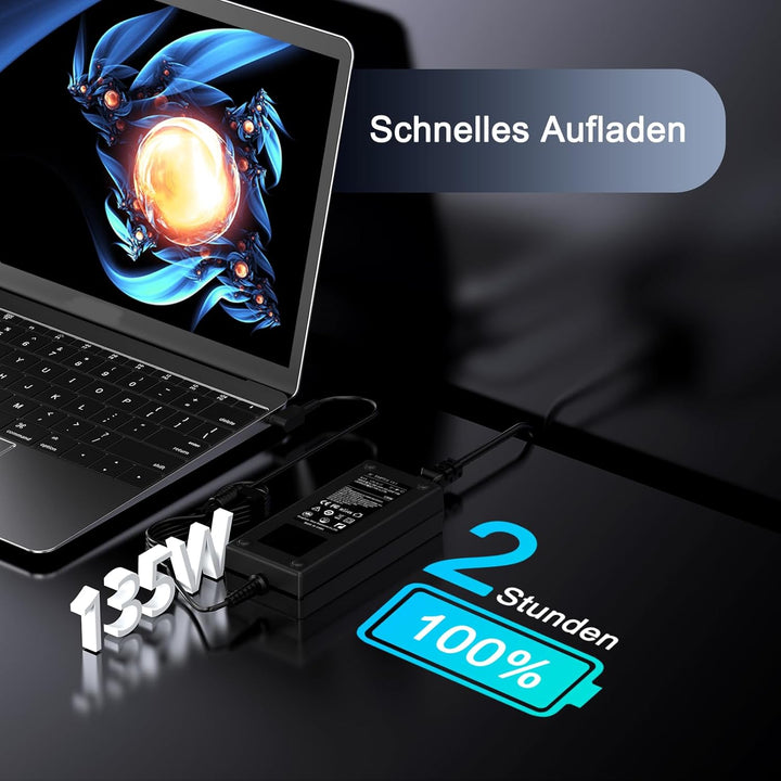 135 W Ladegerät für Acer Nitro 5 Gaming AN515-54 AN515-41 AN515-53 AN515-52 AN515-43 AN517-51 AN515-