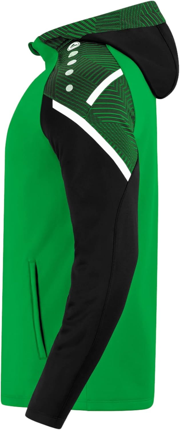 JAKO Herren Kapuzenjacke Performance, neonorange/weiss/marine, M, 6897 L soft green/schwarz, L soft