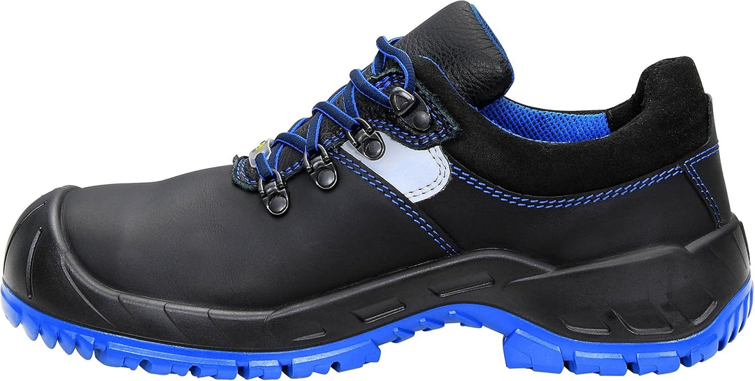 ELTEN Sicherheitsschuhe Alessio Low ESD S3, Damen und Herren, Leder, Stahlkappe, leicht, robust, Sch