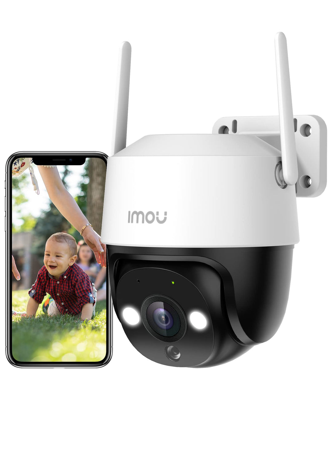 Imou 3K/5MP Überwachungskamera Aussen 360° PTZ WLAN IP Kamera Überwachung Aussen, KI-Personen-/Fahrz
