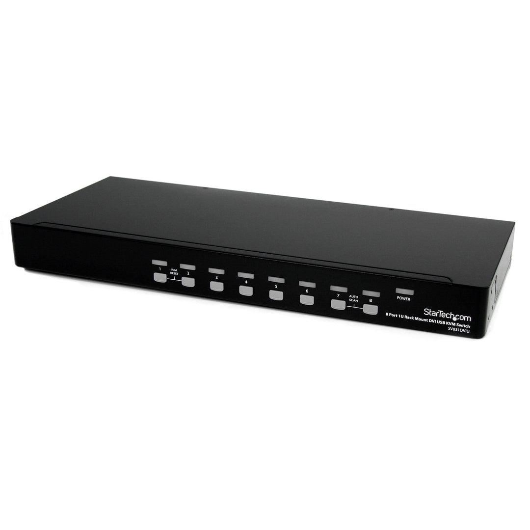 StarTech.com 8-Port DVI USB KVM Switch -DVI USB KVM Switch - 8-Port KVM-Switch -DVI KVM-Switch - KVM