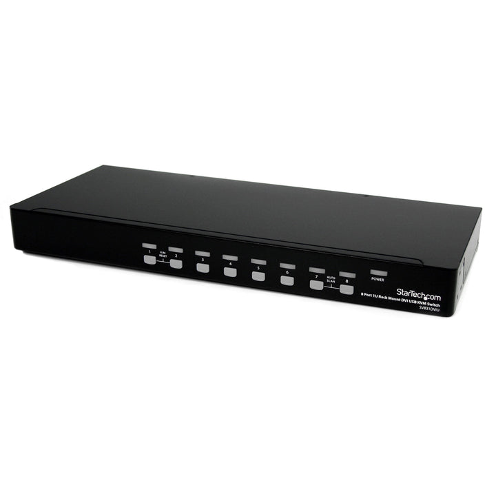 StarTech.com 8-Port DVI USB KVM Switch -DVI USB KVM Switch - 8-Port KVM-Switch -DVI KVM-Switch - KVM