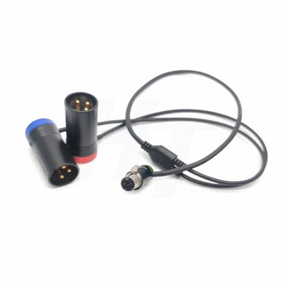 HangTon Audio-Y-Kabel für Sennheiser Zaxcom Lectrosonics SRc5P Receiver zu Kamera-Mixer-Aufnahmegerä