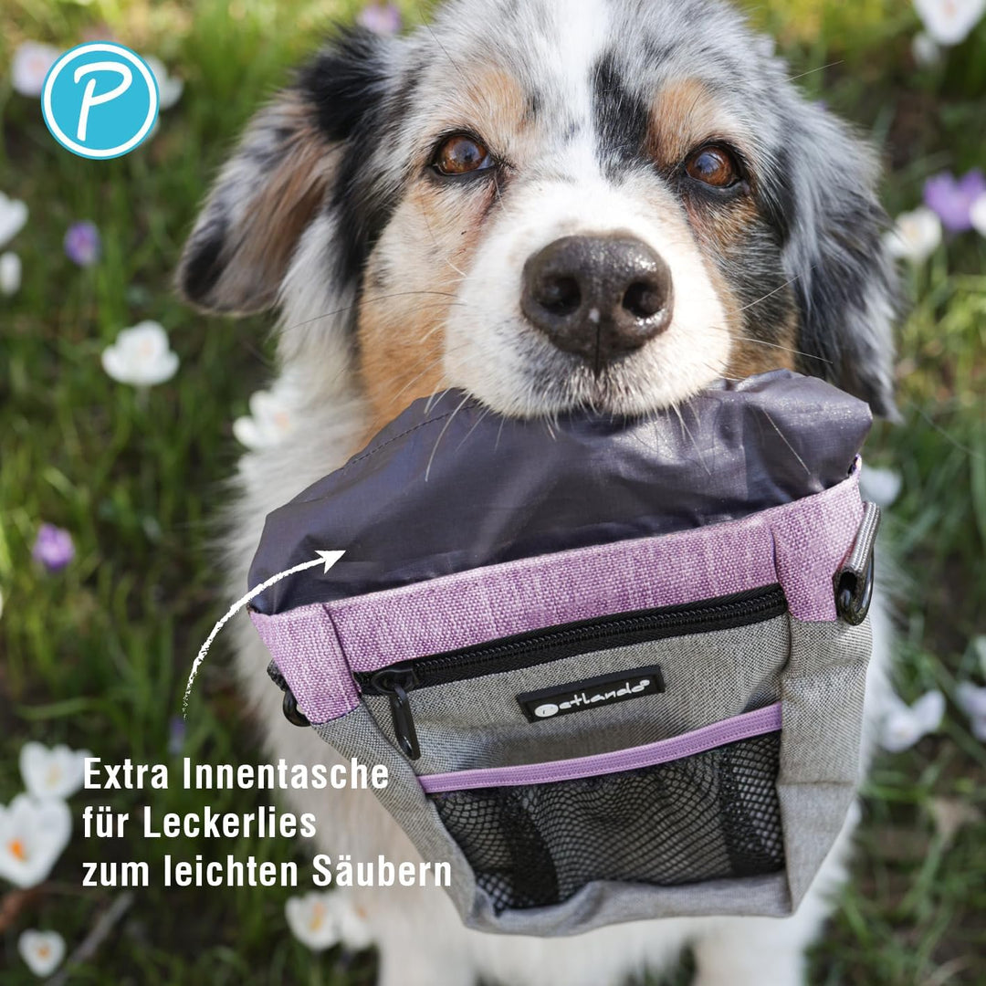 Petlando Everest Premium Snackbag – Leckerlitasche für Hunde, wasserabweisend, integrierter Kotbeute