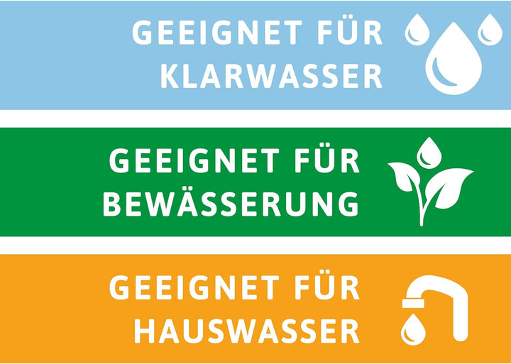 T.I.P. Hauswasserwerk HWW 4400 Inox Plus + T.I.P. 31009 Saugschlauch Ansaugschlauchgarnitur Förderme