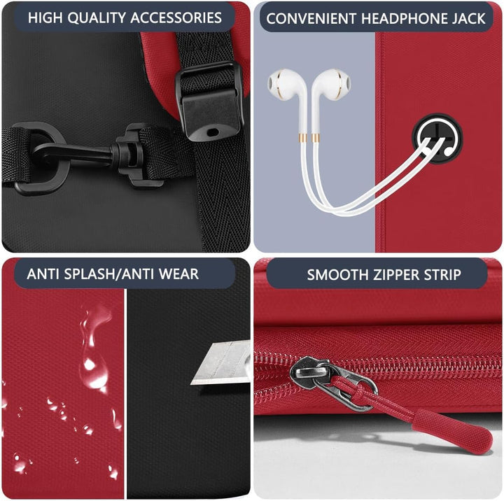 ZINZ Schlanker und Erweiterbarer Laptop Rucksack, 17 Zoll Reise-Business Rucksack, wasserabweisender
