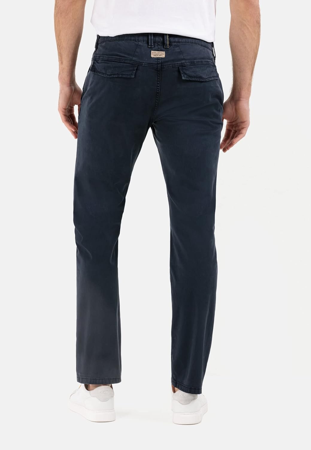camel active Herren Slim Fit Chino 38W / 32L Dunkelblau, 38W / 32L Dunkelblau