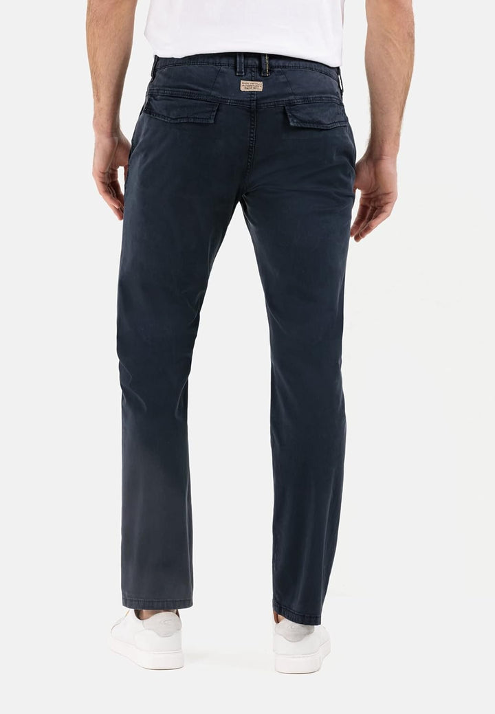 camel active Herren Slim Fit Chino 38W / 32L Dunkelblau, 38W / 32L Dunkelblau