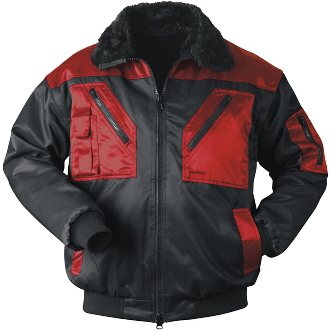 Ganzjahres Blouson, Farbe rot/ schwarz, Gr. 3XL