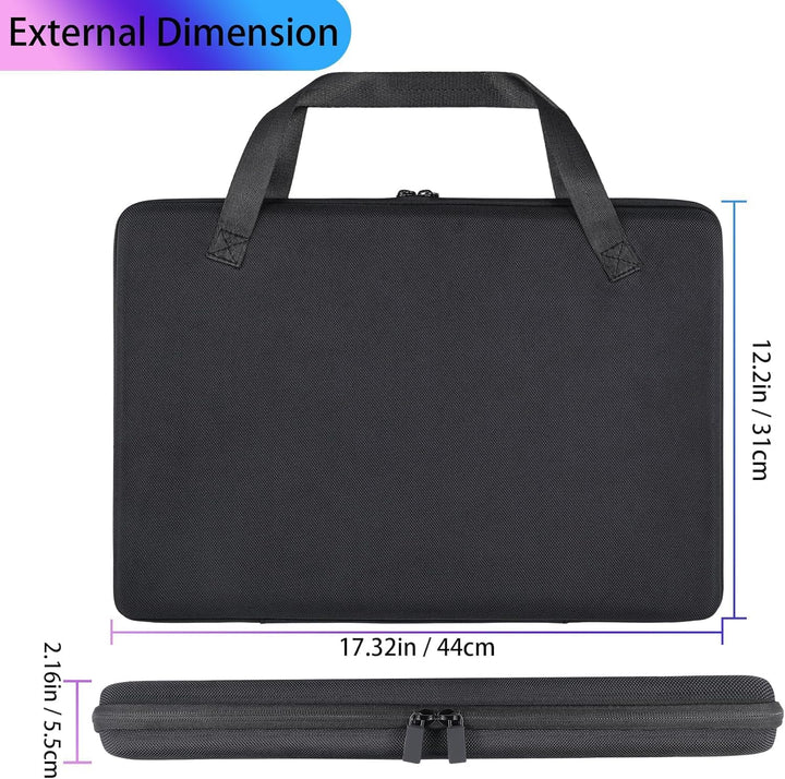 co2CREA Hart Reise Schutz Hülle Etui Tasche für Akai Professional APC64 Ableton MIDI Controller(Nur