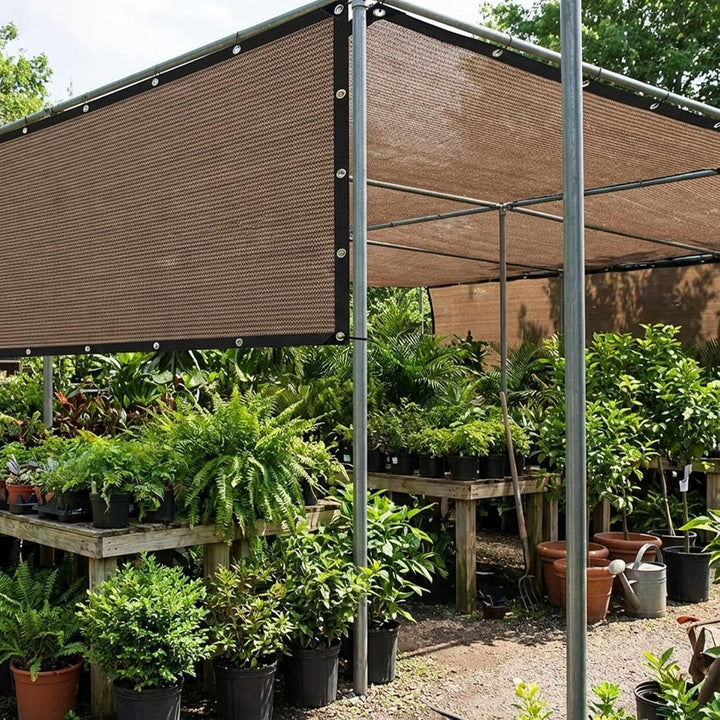 Schattiernetz gewächshaus - mit öSen80% Sonnenschutz Markise Stoff Garten Terrasse Uv Schutz für Pfl
