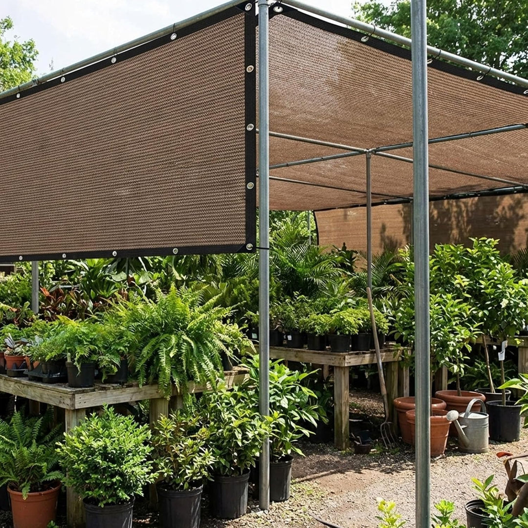 Schattiernetz gewächshaus - mit öSen80% Sonnenschutz Markise Stoff Garten Terrasse Uv Schutz für Pfl