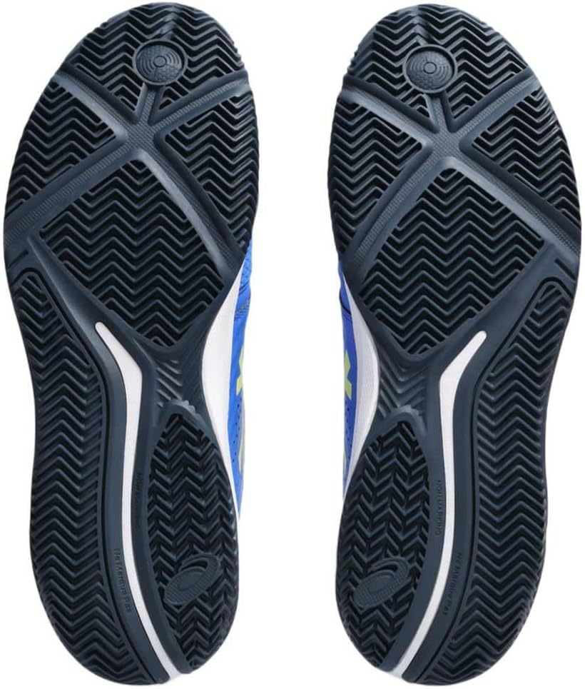 ASICS Challenger 14 Padel Mann Padel-Schuhe Weiss Schwarz 47 EU Illusion Blue Glow Yellow, 47 EU Ill