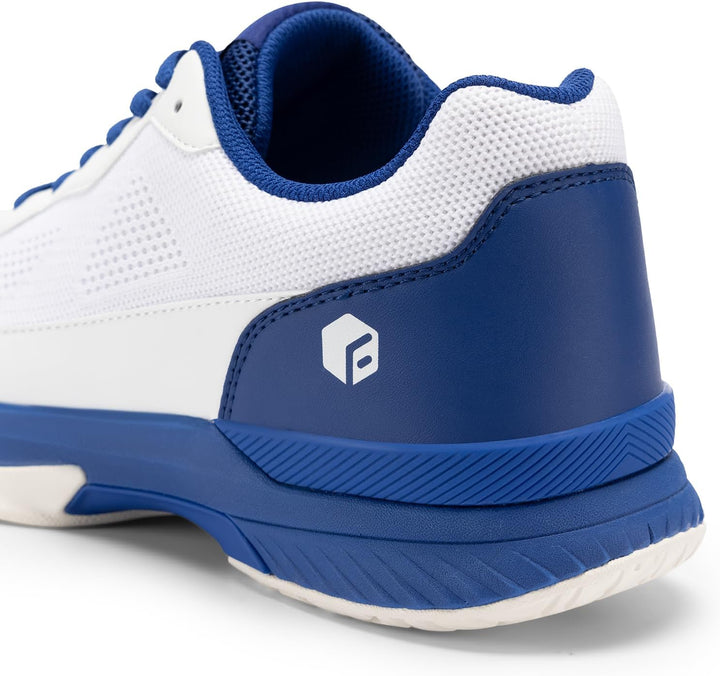 FitVille Extra Weit Tennisschuhe Herren rutschfest Hallenschuhe Atmungsaktiv Badminton Schuhe Bequem