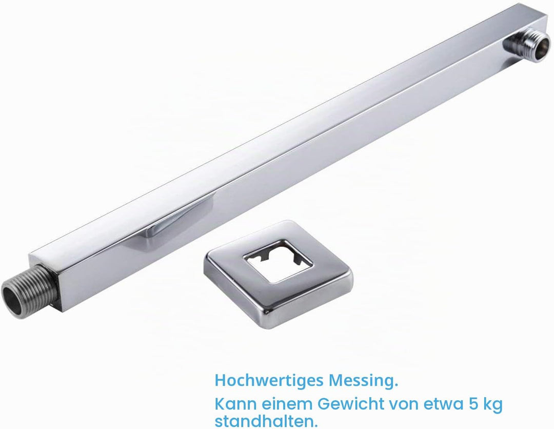Rainsworth 400 MM Messing Brausearm Wandarm Duscharm für Duschkopf, Halter von Regendusche Regendusc