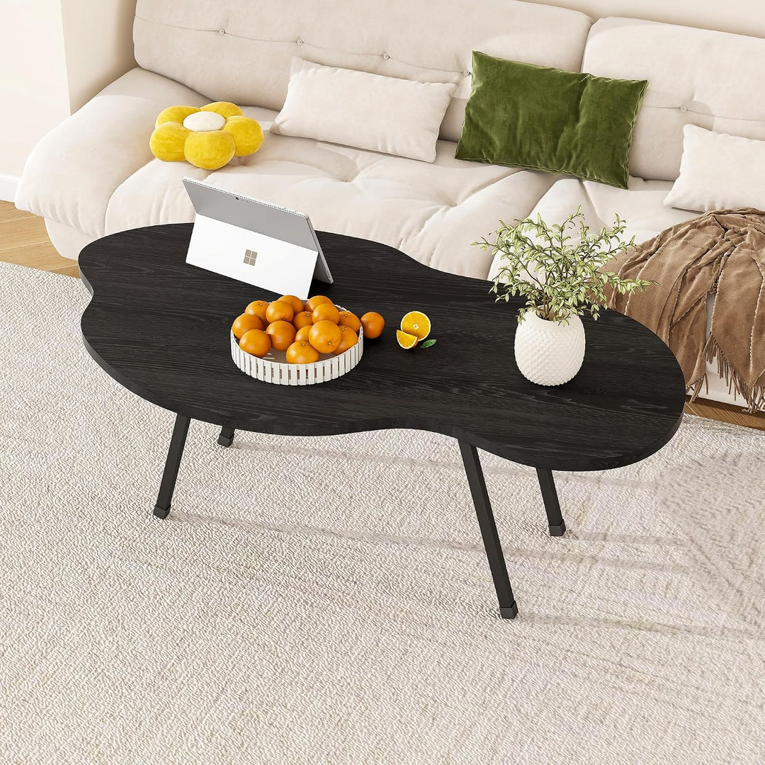 Wolken Couchtisch Klappbarer Tisch Wohnzimmertisch Klein Holz,Beistelltisch Couch, Bodentisch Klappb