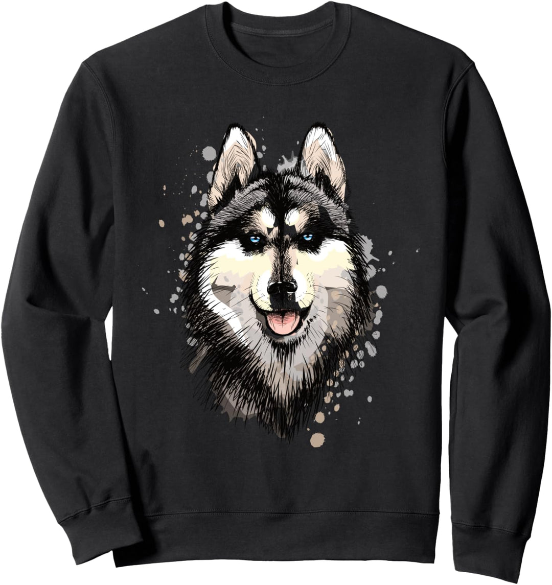 Husky Hund Hundeliebe Hundebesitzer Sweatshirt