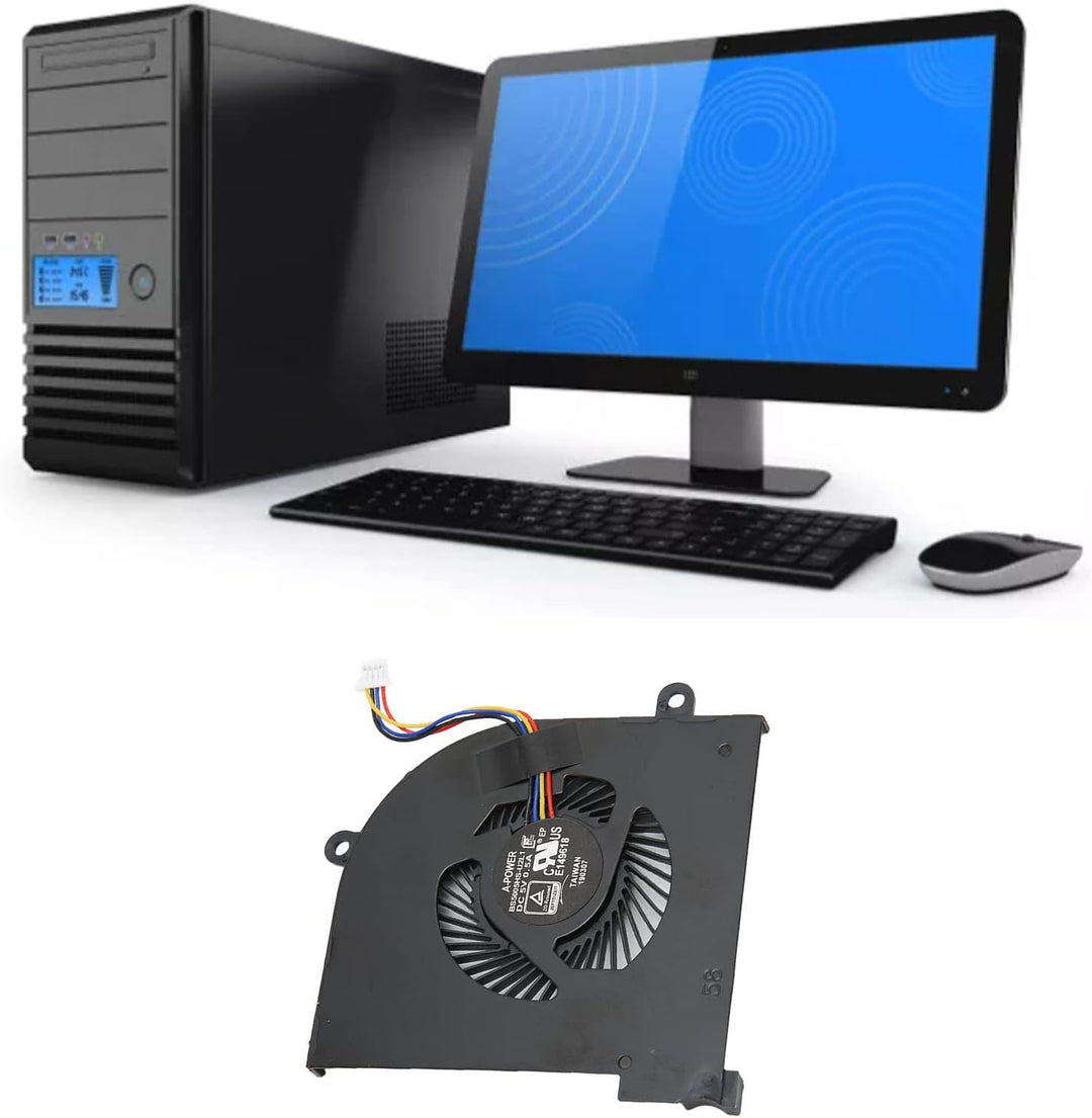 ASHATA CPU GPU Lüfter für MSI Gs65 MS 16Q2 für 16q2 CPU CW für 16q2 GPU CW, Laptop GPU Lüfter Ersatz