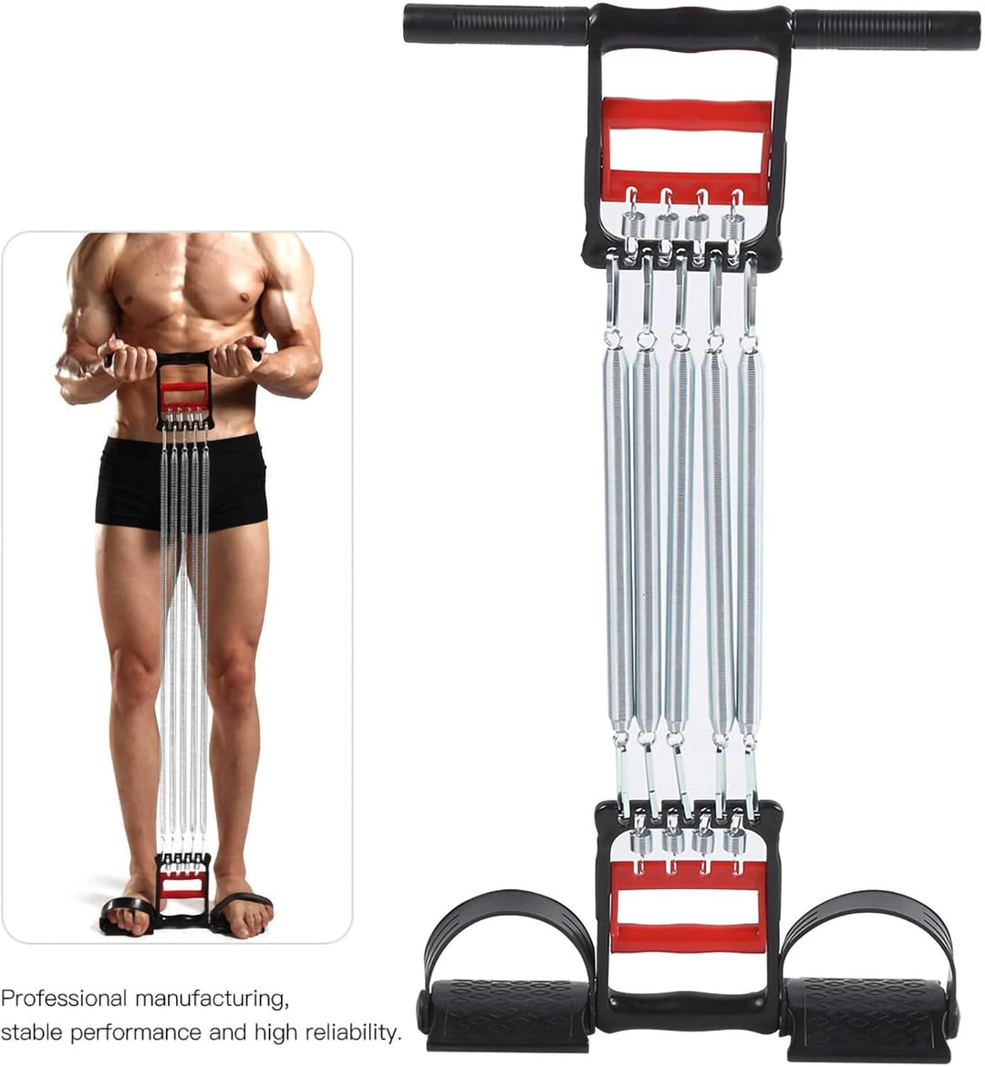Dreizweck-Brust-Expander, Multifunktions-Pedalfeder, Brust-Expansionstrainer, Feder-Brust-Entwickler