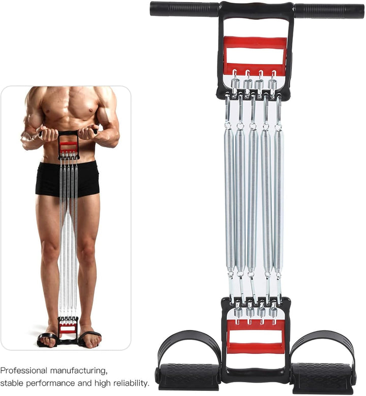 Dreizweck-Brust-Expander, Multifunktions-Pedalfeder, Brust-Expansionstrainer, Feder-Brust-Entwickler