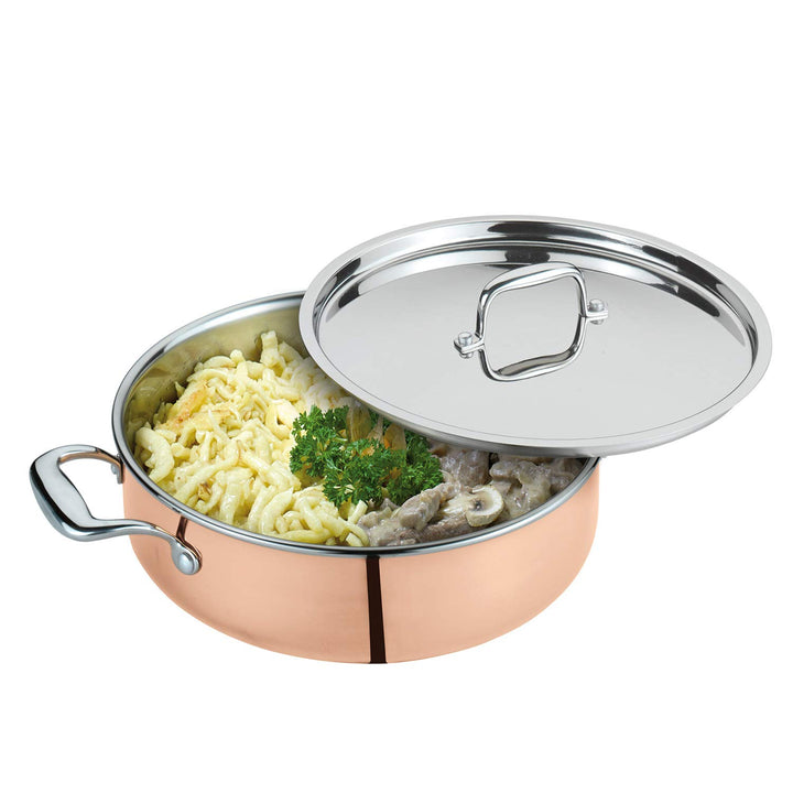 Spring Culinox Bratentopf Kupfer 20 cm Bratentopf niedrig 20 cm, Bratentopf niedrig 20 cm