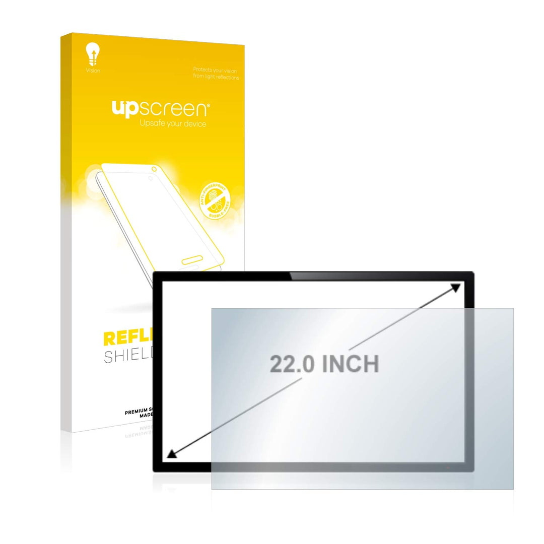 upscreen 22" Entspiegelungs-Schutzfolie für 22,0 Zoll Touch-Panel PCs (55.9 cm) [490 x 270 mm, 16:9]