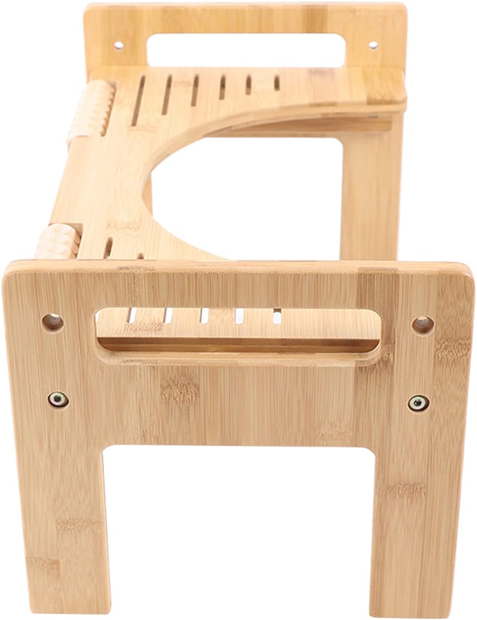 Toilettenhocker Holz Toilettenhocker Toilettenhilfe Fussstütze mit Einstellbarer Höhe Toilettenhocke