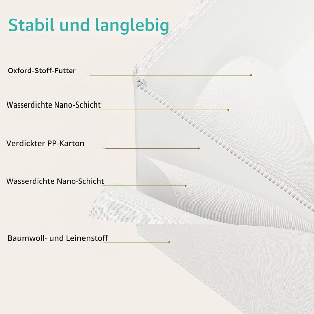 Unterbett Aufbewahrungsbox mit Deckel, Faltbare Aufbewahrungstasche, Unterbettkommode, Transporttasc