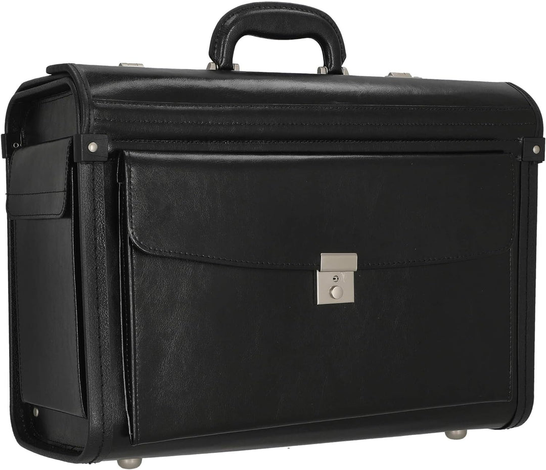 D&N Business Line Pilotenkoffer, 46 cm, 29L, schwarz