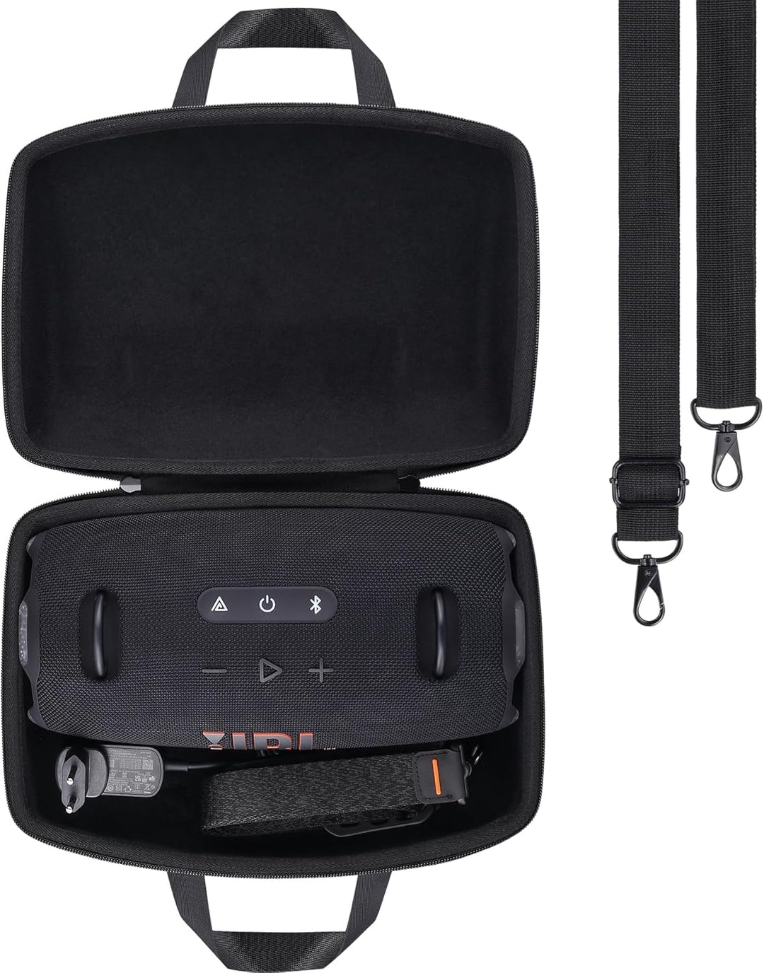 Khanka Hartschalenkoffer Ersatz für JBL Xtreme 4 tragbarer Bluetooth-Lautsprecher, nur Hülle (schwar