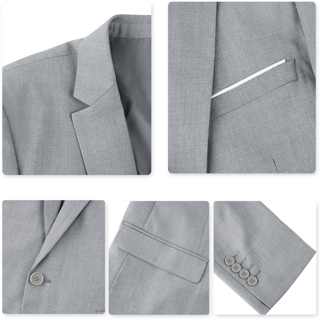 Allthemen Anzug Herren Anzug 2 Teilig Slim Fit Herrenanzug Hochzeit Anzüge Herren Modern Sakko für B