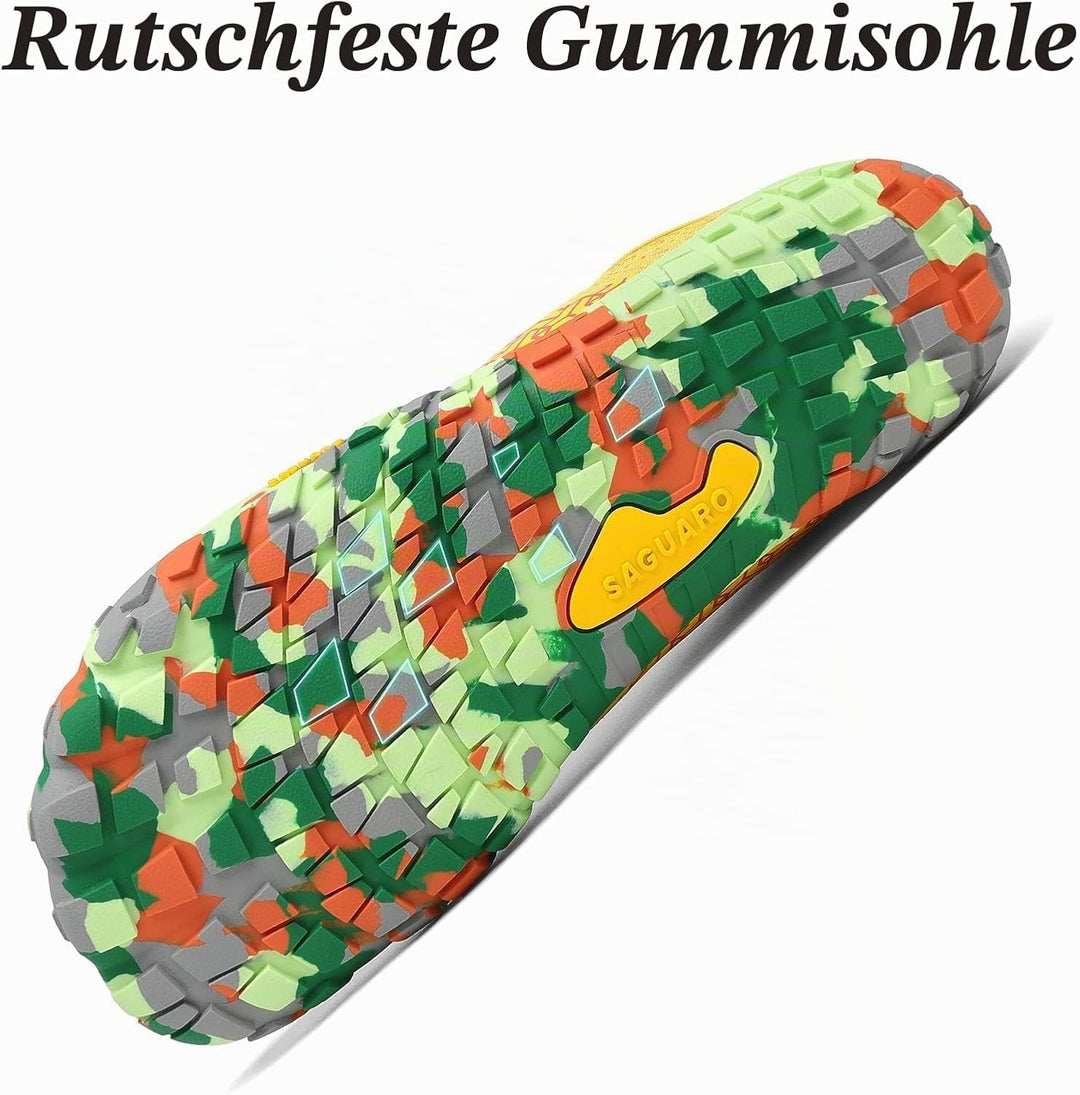 SAGUARO Unisex Barfussschuhe Traillaufschuhe Schnell Trocknend Wassersportschuhe, Gr. 36-47 36 EU Ge