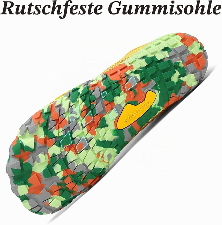 SAGUARO Unisex Barfussschuhe Traillaufschuhe Schnell Trocknend Wassersportschuhe, Gr. 36-47 36 EU Ge