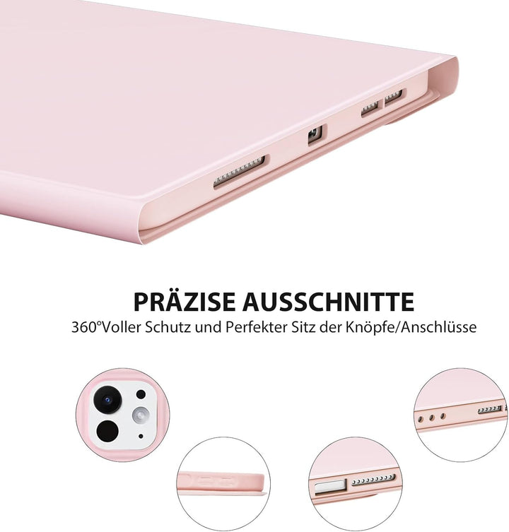 CC Store Hülle mit Tastatur für iPad Air 11 Zoll M3 2025/M2 2024,iPad Air 5/4 10.9 Zoll, ipad Pro 11