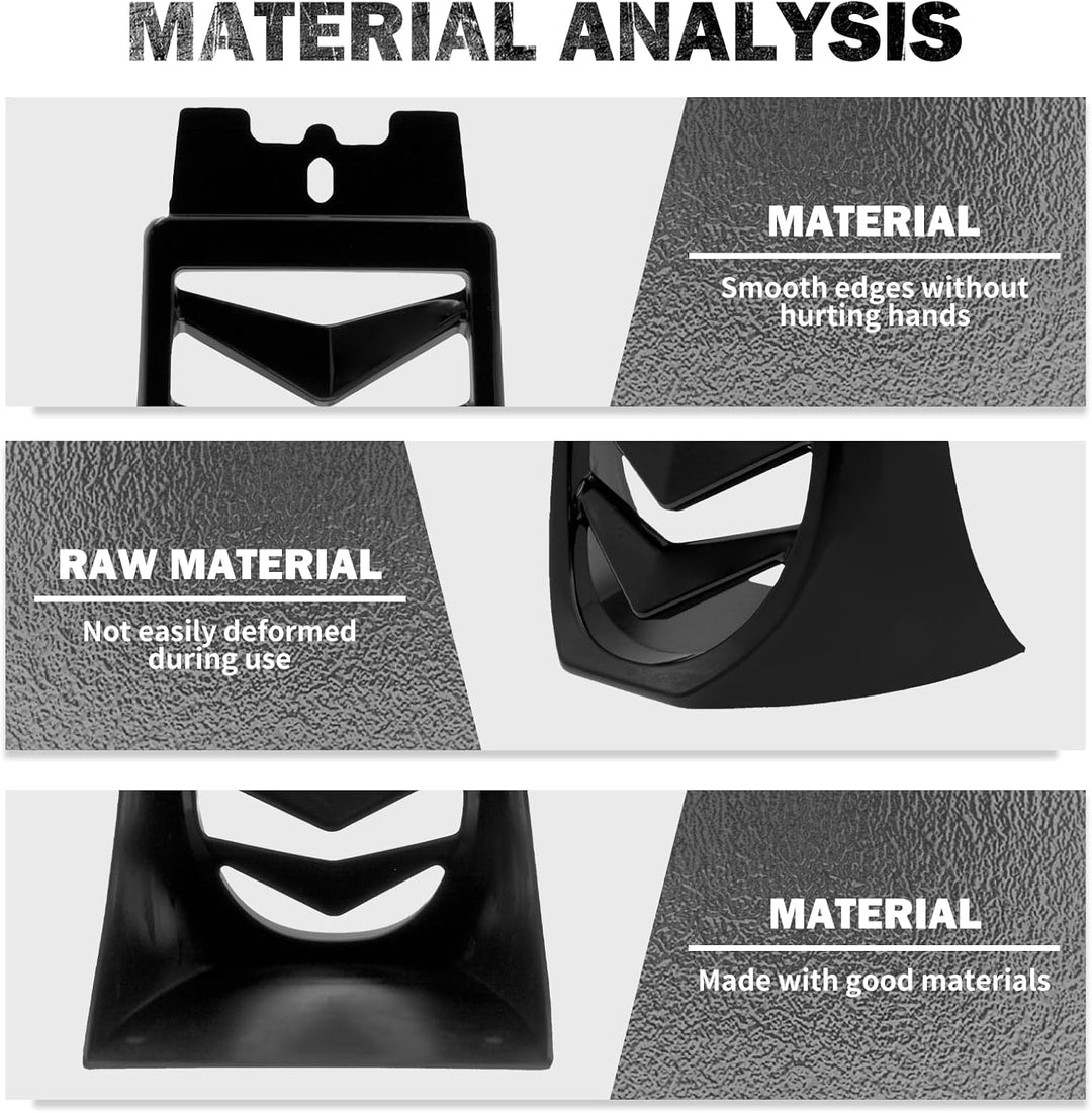 HDBUBALUS Schwarze untere vordere Kinnspoiler Air Dam Verkleidung Abdeckung für Harley Softail Stree