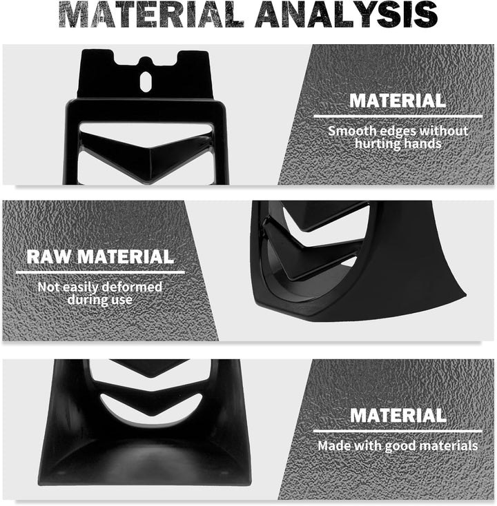 HDBUBALUS Schwarze untere vordere Kinnspoiler Air Dam Verkleidung Abdeckung für Harley Softail Stree