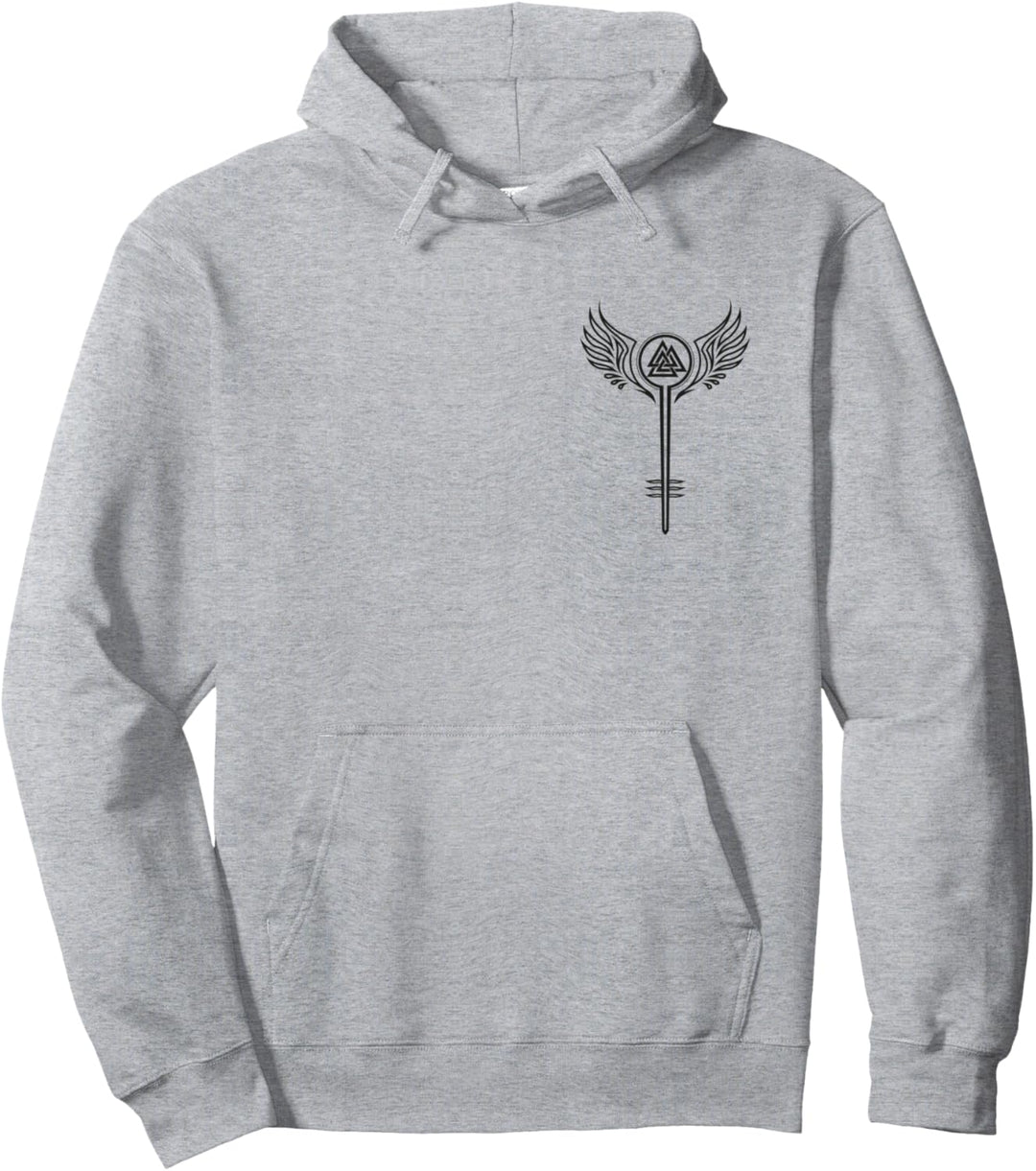 Walküre Schildmaid Symbol Valknut Wikinger Odin Viking Pullover Hoodie