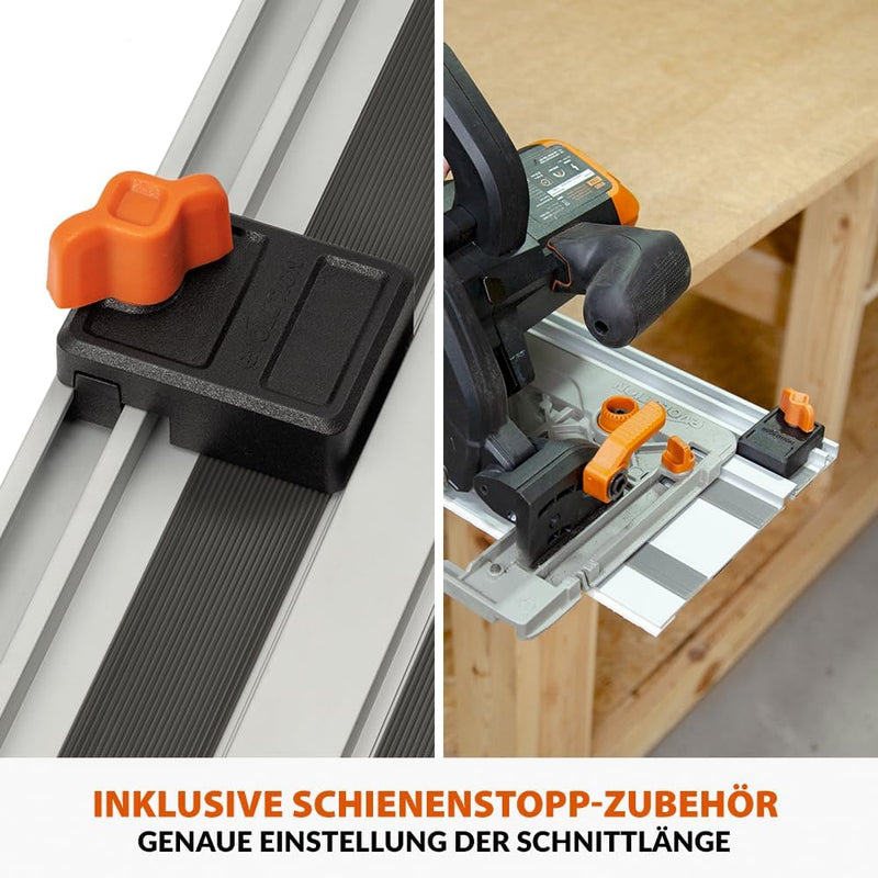 Evolution ST1400-G2 Führungsschiene Kreissägen Universal passend für die meisten Marken Makita, Meta