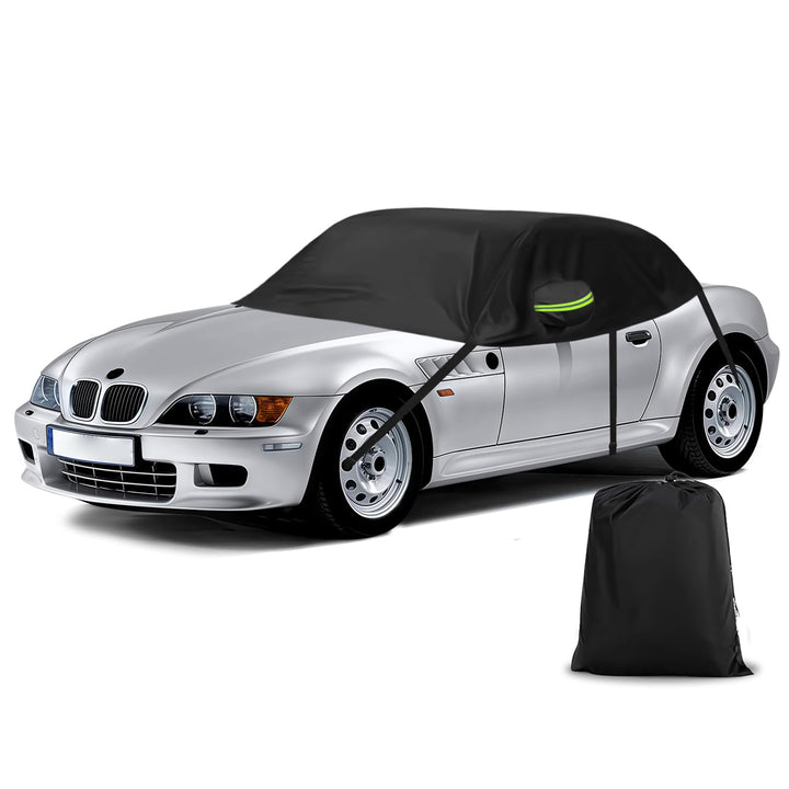 Autoabdeckung Wasserdicht Ersatz für BMW Z3 E36/7 1996–2002, Halbgarage, Autohülle Autoplane, Winddi