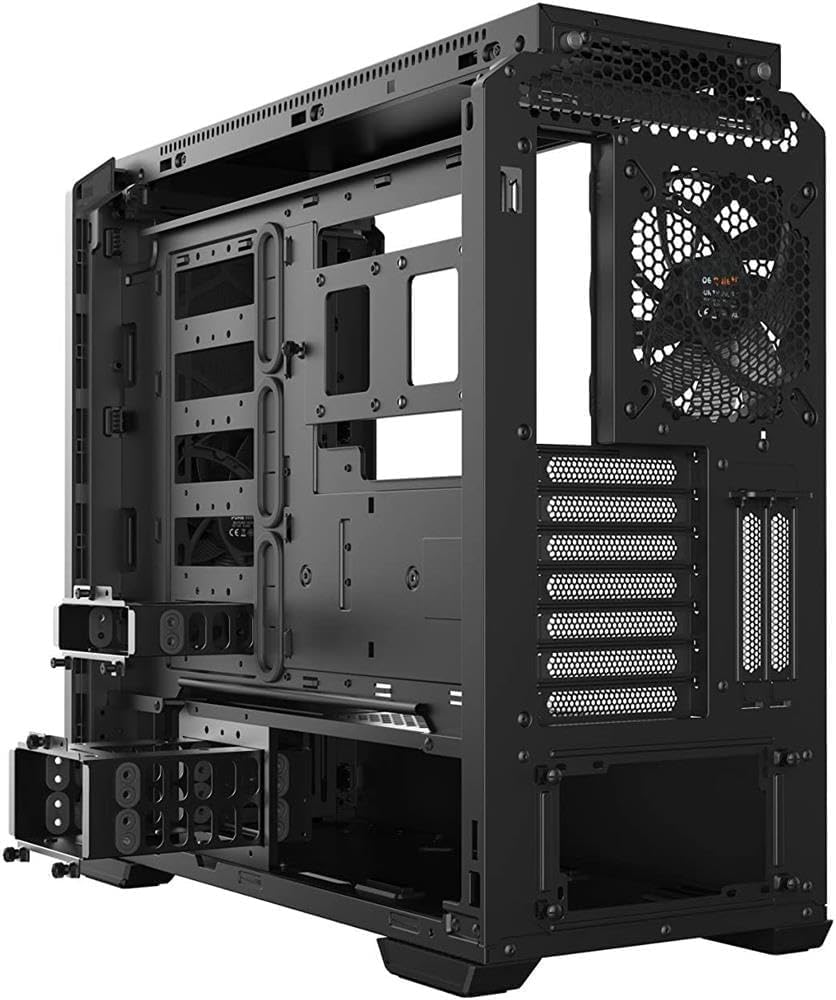 be quiet! Silent Base 601 Black PC-Gehäuse, 2X Pure Wings 2 140mm Lüfter, bis 360mm Radiator, E-ATX