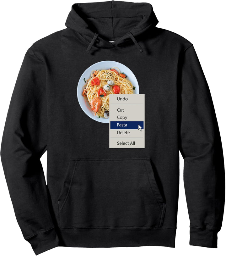 Copy paste, copy pasta funny nerd gifts Pullover Hoodie