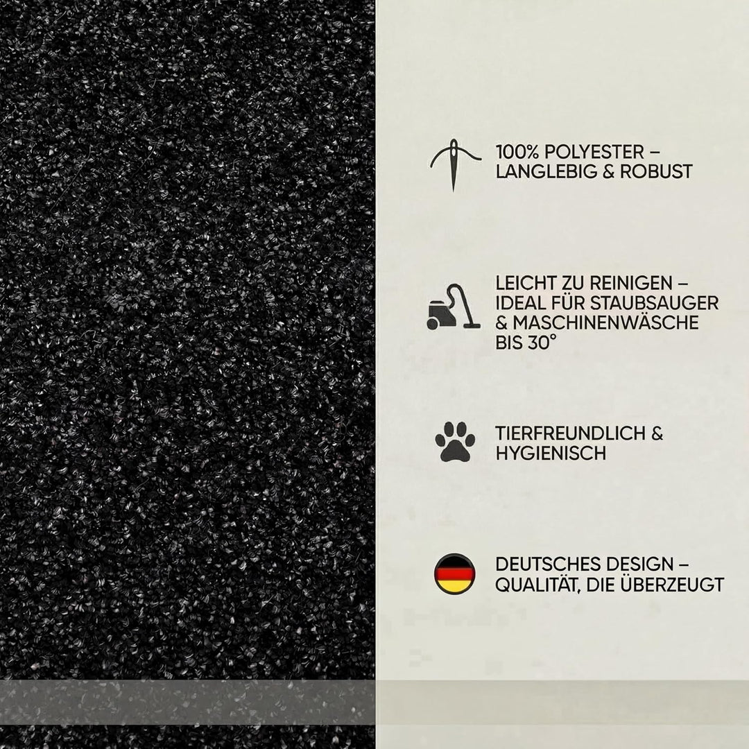 Fashion4Home Teppich Wohnzimmer – Einfarbig Teppich, Uni Teppich fürs Kinderzimmer, Schlafzimmer, Ar