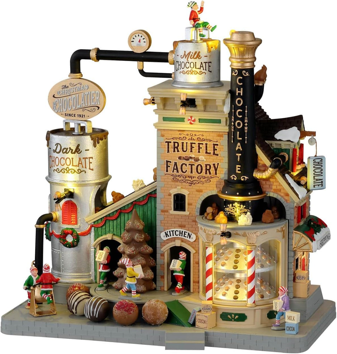 Lemax 15805-UK Santa's Wonderland Sights & Sounds: The Christmas Chocolatier Truffle Factory