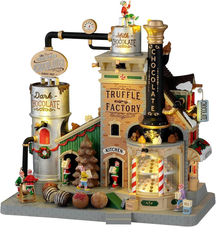 Lemax 15805-UK Santa's Wonderland Sights & Sounds: The Christmas Chocolatier Truffle Factory