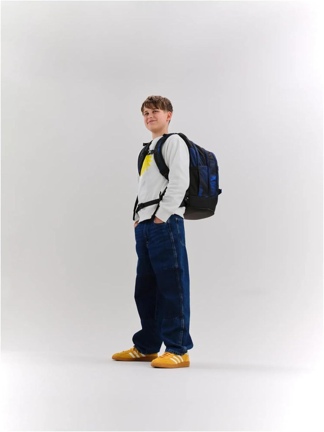 Satch Pack Schulrucksack ab 5. Klasse ergonomisch 30L Stauraum standfest Organisationstalent Einheit