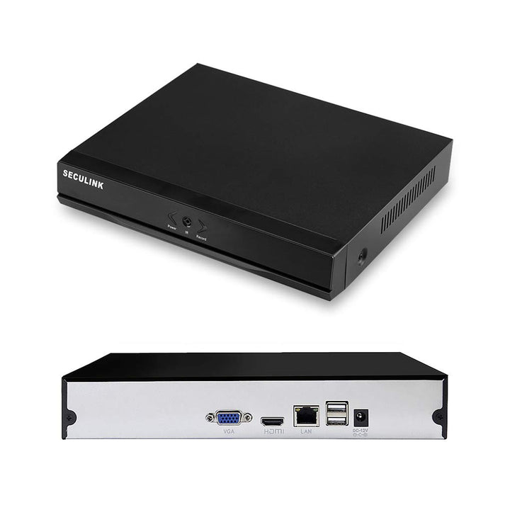 Seculink 10-Kanal 4K NVR (1080p / 3MP / 4MP / 5MP / 8MP) Ultra HD Netzwerk-Videorecorder Cloud P2P-F