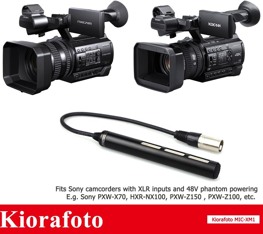 Kora Camcorder Mikrofon für Sony hxr-nx30 hxr-nx70 hxr-nx5 dsr-pd170 A1 N AX2000 AX2000E hvr-z7 Z5 H