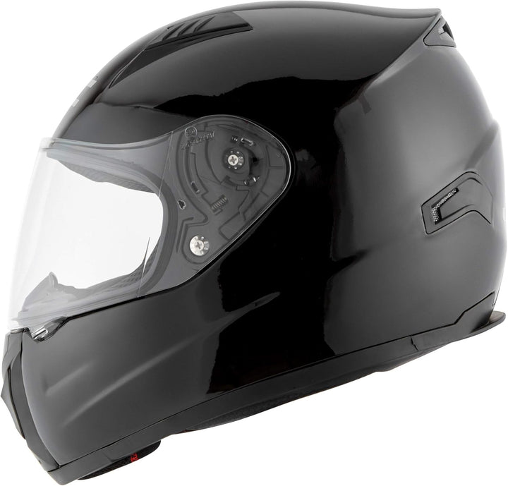 JDC volles Gesicht Motorrad Helm - Prism M Schwarz, M Schwarz