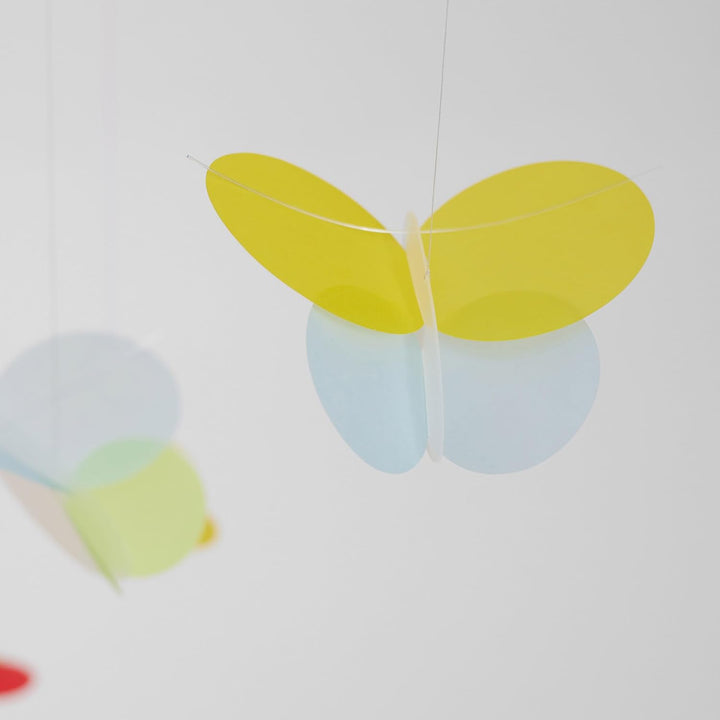 Flensted Mobiles Butterflies Mobile Blue, Green, red, White, Yellow, orange, pink 68x45cm