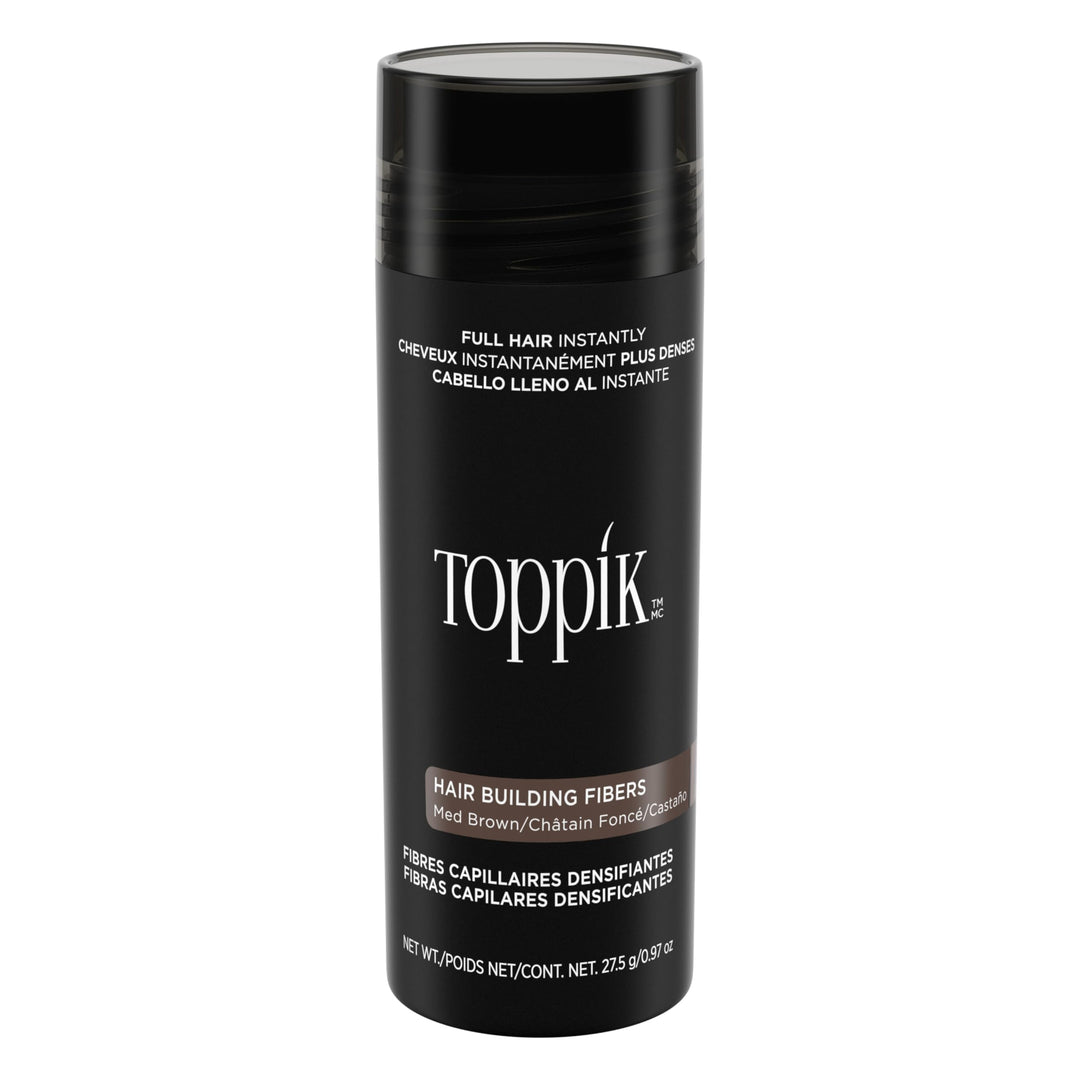 Toppik Haarfasern, Mittelbraun, natürlich gewonnene Fasern aus Keratin für voller aussehendes Haar 2